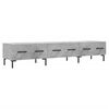 vidaXL Mueble para TV madera de ingenier&iacute;a gris hormig&oacute;n 150x36x30 cm