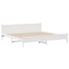 vidaXL Cama sin colch&oacute;n madera maciza de pino blanca 180x200 cm
