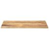 vidaXL Tablero de mesa rectangular madera maciza mango 120x60x2,5 cm