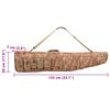 vidaXL Bolsa para rifle con correa de hombro tela oxford 135 cm