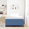 vidaXL Cama de plataforma Azul 120 x 200 cm tela