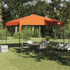 vidaXL Carpa Dosel Manual Naranja 290 x 290 x 251 cm tela
