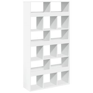 vidaXL Separador de ambientes madera ingenier&iacute;a blanco 100x33x187,5 cm