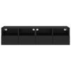 vidaXL Muebles de TV de pared 2 uds madera ingenier&iacute;a negro 60x30x30cm