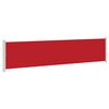 vidaXL Toldo lateral retr&aacute;ctil para patio rojo 140x600 cm