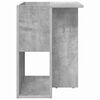 vidaXL Mesa Auxiliar Gris Concreto 35 x 40 x 55 cm
