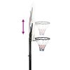 vidaXL Canasta de baloncesto polietileno blanco 258-363 cm