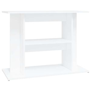 vidaXL Soporte para acuario madera de ingenier&iacute;a blanco 80x35x60 cm
