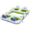 Bestway Isla Flotante Hydro-Force Blanco, Azul y Verde 302 x 219 cm