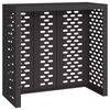 vidaXL Funda para Aire Acondicionado Negro 110 x 50 x 105 cm Acero