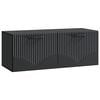 vidaXL Mueble para TV de pared Negro 78,5 x 31 x 30 cm