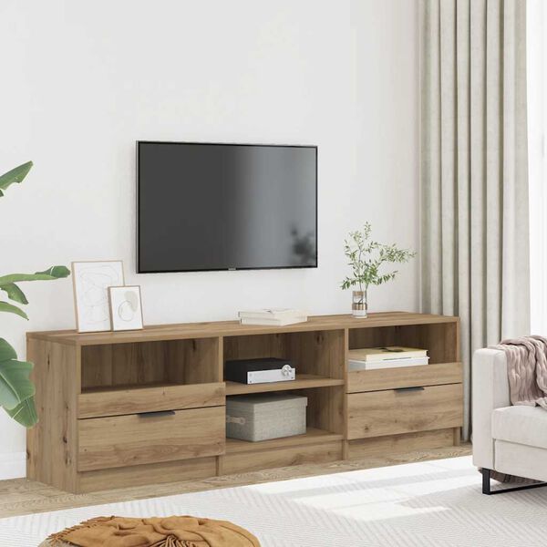 vidaXL Mueble de TV madera de ingenier&iacute;a roble artisan 150x33,5x45 cm