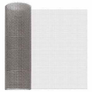 vidaXL Pantalla de malla 40 x 200 cm 3 Mesh Acero Inoxidable 201