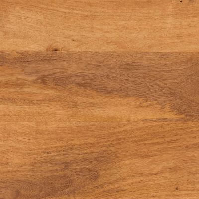 vidaXL Mueble de baño madera maciza mango marrón y negro 38x33,5x58 cm