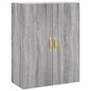 vidaXL Armarios de pared 2 unidades gris Sonoma 69,5x34x90 cm