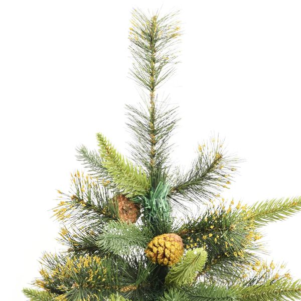 vidaXL &Aacute;rbol de Navidad artificial con pi&ntilde;as 210 cm