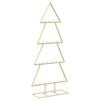 vidaXL &Aacute;rbol de Navidad de metal con soporte KUOPIO 125 cm Acero