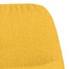 vidaXL Silla de relax de tela amarillo mostaza