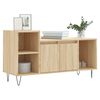 vidaXL Mueble para TV madera contrachapada roble Sonoma 100x35x55 cm