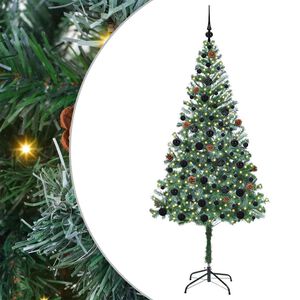 vidaXL &Aacute;rbol de Navidad artificial Verde 180 cm PVC y acero