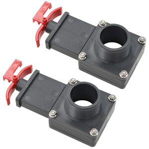 vidaXL V&aacute;lvula para piscina 2 unidades 1,5"