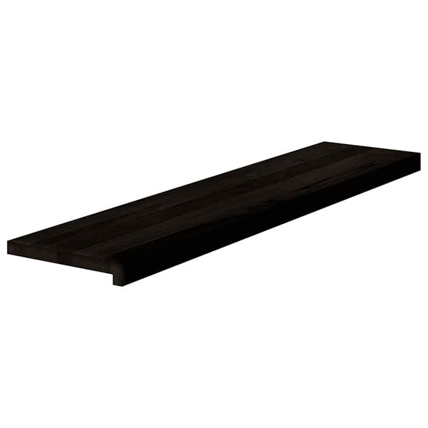 vidaXL Pelda&ntilde;os de escalera 16 uds madera maciza roble marr&oacute;n oscuro