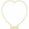 vidaXL Arco de Boda Dorado 195 x 35 x 211 cm Acero