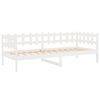 vidaXL Sof&aacute; cama sin colch&oacute;n madera maciza de pino blanco 80x200 cm