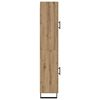 vidaXL Alacena Roble artesanal 34,5 x 34 x 180 cm Madera contrachapada