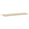 vidaXL Coj&iacute;n de banco de jard&iacute;n tela Oxford beige 200x50x7 cm