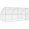 vidaXL Refugio para perros 2 uds. Plateado 4 x 2 x 2 m