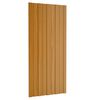vidaXL Panel de tejado acero galvanizado color madera 12 uds 100x45 cm