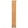 vidaX Estanter&iacute;a de 5 niveles de madera maciza de roble 60x22,5x140 cm