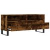 vidaXL Mueble de TV madera contrachapada roble ahumado 100x34,5x44,5cm