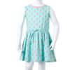 Vestido infantil con cord&oacute;n menta claro 92
