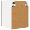 vidaXL Mueble colgante con puerta 2 pcs Madera Vieja y 30 x 31 x 40 cm