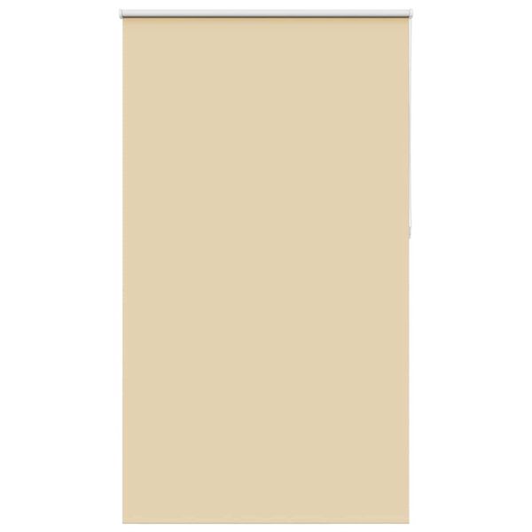 vidaXL Estor Enrollable Opaco Beige 120x230 cm Tela Ancho 116,6 cm