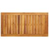 vidaXL Mesa de comedor de jardín madera maciza de acacia 110x56x75 cm
