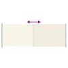vidaXL Toldo lateral retr&aacute;ctil para patio crema 220x600 cm