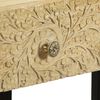 vidaXL Mesa consola de madera maciza de mango 102x30x79 cm