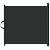 vidaXL Puerta retr&aacute;ctil para mascotas negra 117,5x125 cm