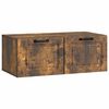 vidaXL Mueble para TV de pared Roble Ahumado 78,5 x 41 x 30 cm
