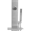 vidaXL Ducha de exterior de acero inoxidable recta