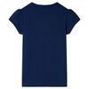 Camiseta infantil azul marino 128