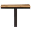 vidaXL Estante de pared madera maciza de mango y hierro 40x30x32 cm
