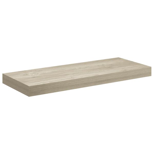 vidaXL Estante flotante de pared MDF color roble 60x23,5x3,8 cm