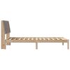 vidaXL Estructura de cama Marr&oacute;n 100 x 200 cm Madera de pino macizo