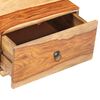 vidaXL Mesita de noche de madera maciza de acacia 40x40x25 cm