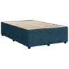 vidaXL Cama box spring con colch&oacute;n terciopelo azul 120x200 cm