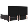 vidaXL Cama Box Spring LED con colch&oacute;n Negro 200 x 200 cm Terciopelo